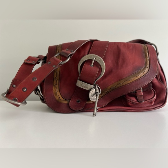 Authentic Vintage Christian Dior Gaucho Saddle Bag - Picture 3 of 15
